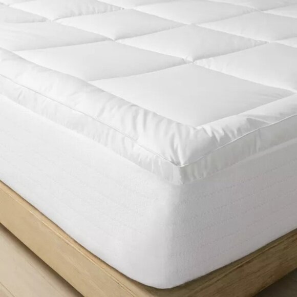 Casaluna Queen Ultra Loft Down Alternative Mattress Pad - white - Picture 5 of 5